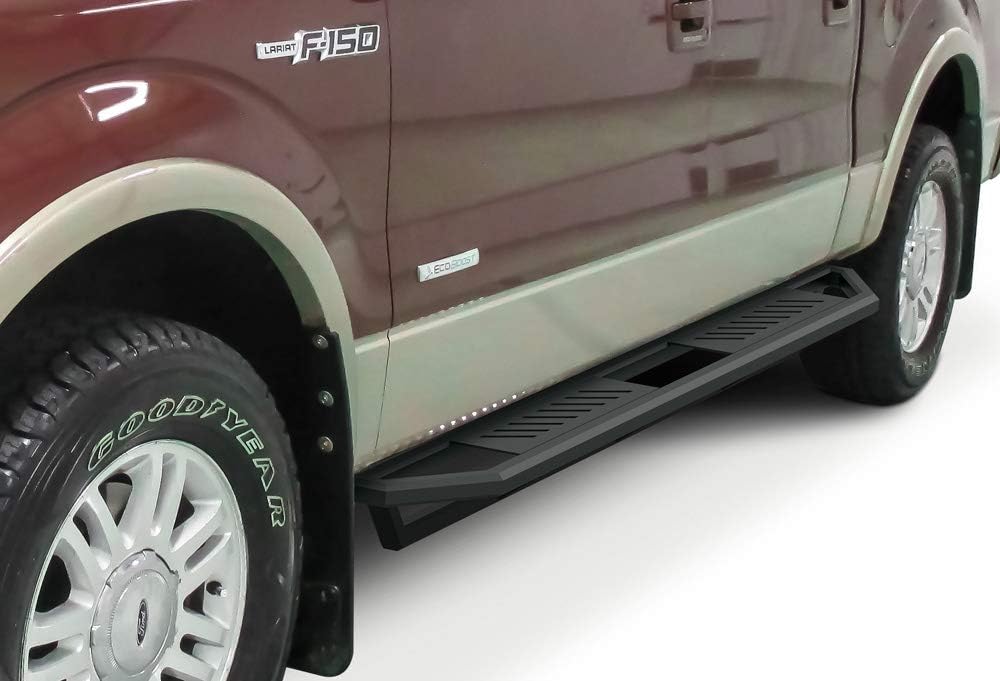 Aluminum Running Boards Compatible with Ford F150 2009-2014 SuperCrew Cab H834867
