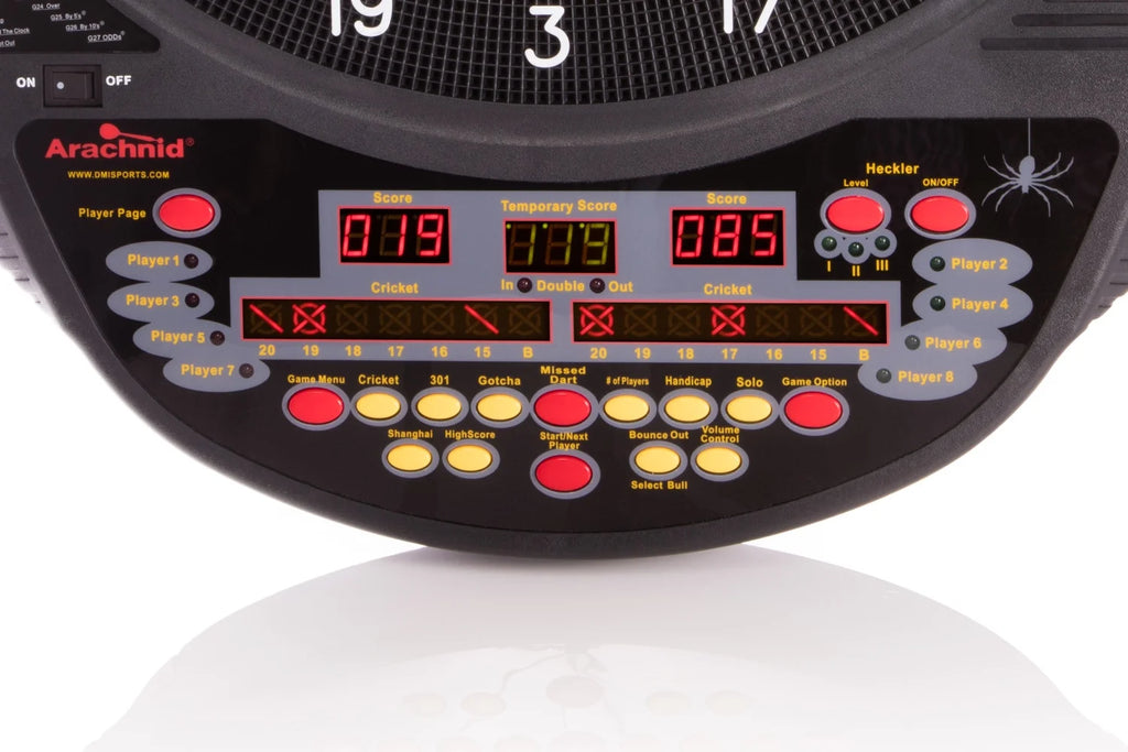 Electronic Dartboard with 27 Games and 123 Variations for 8 Players E8506