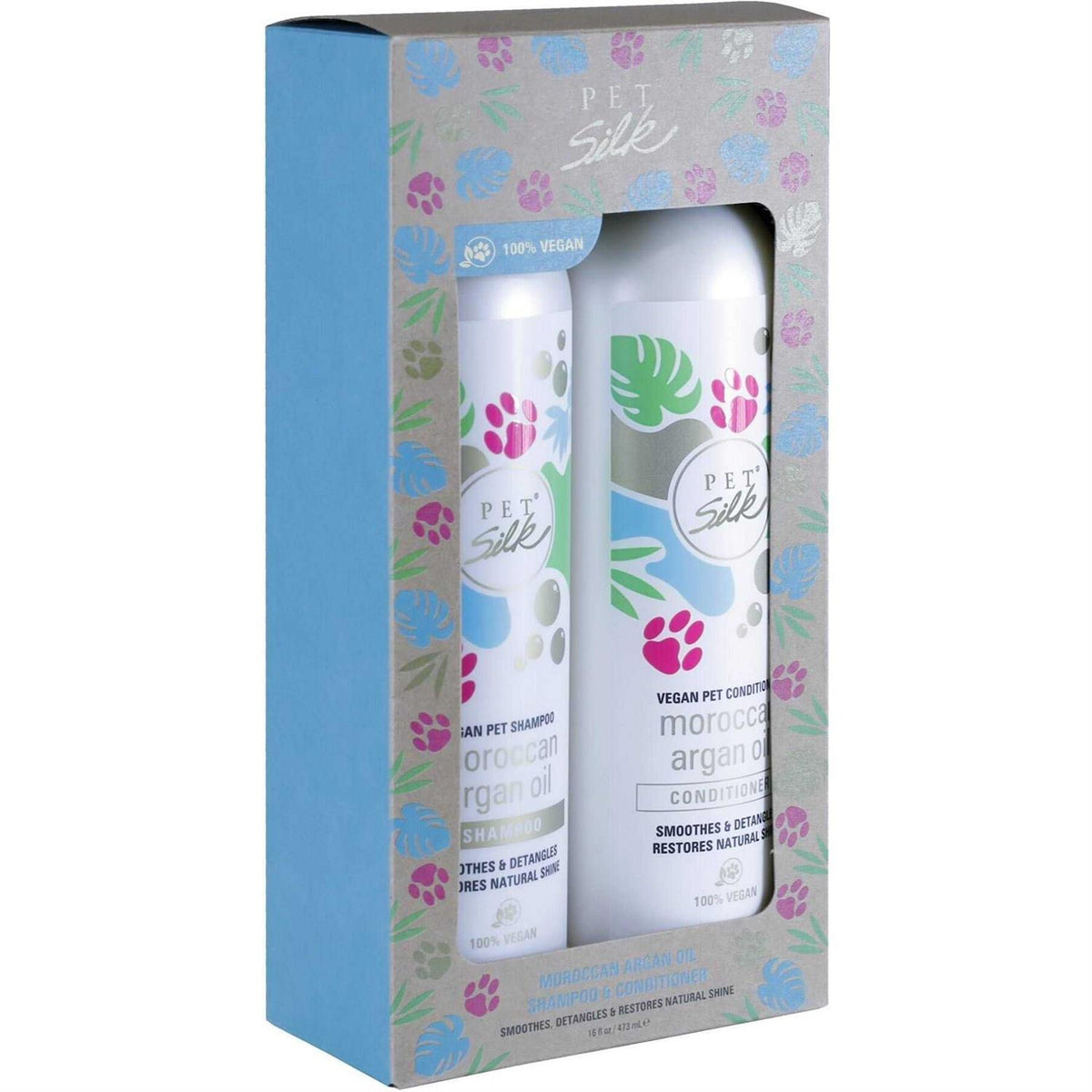 Vegan Moroccan Argan Oil Dog & Cat Shampoo & Conditioner Kit O426