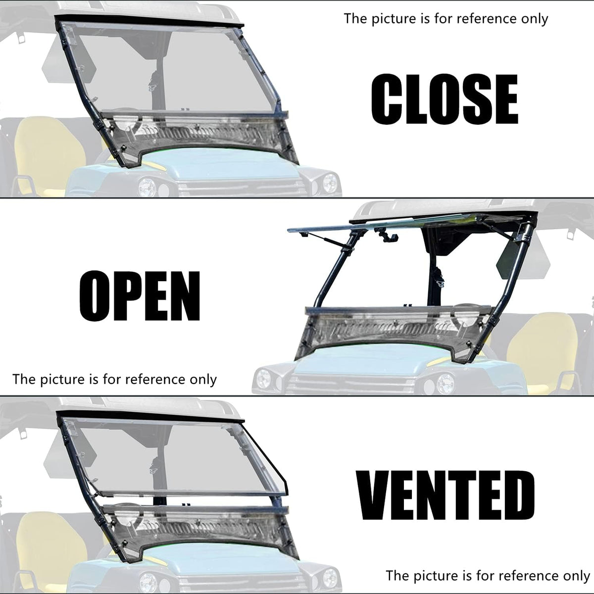 Clear Flip Folding Windshield D519274