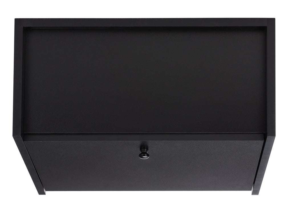 Black Modern Secretary Writing Desk P418907