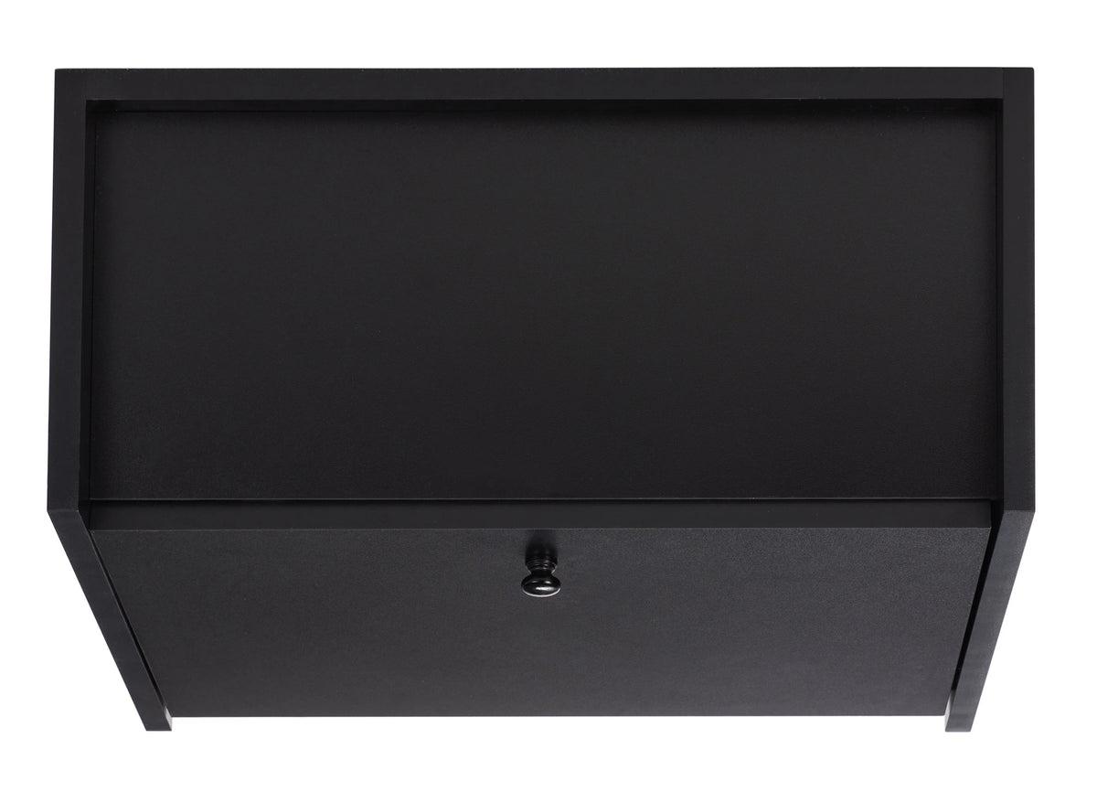 Black Modern Secretary Writing Desk P418907