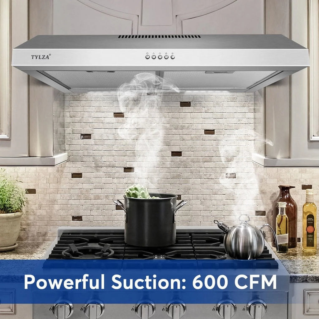 600 CFM Stainless Steel Under Cabinet Range Hood N602