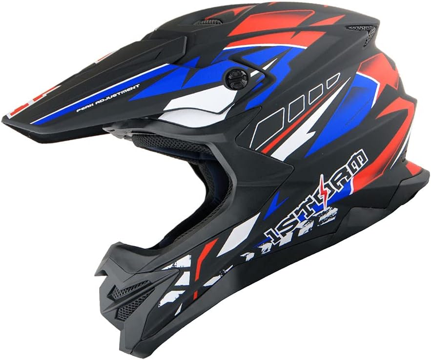 Motocross Adult Helmet Downhill Mountain Bike Helmet BMX MX ATV Dirt Bike Helmet Pack of 2 H67828