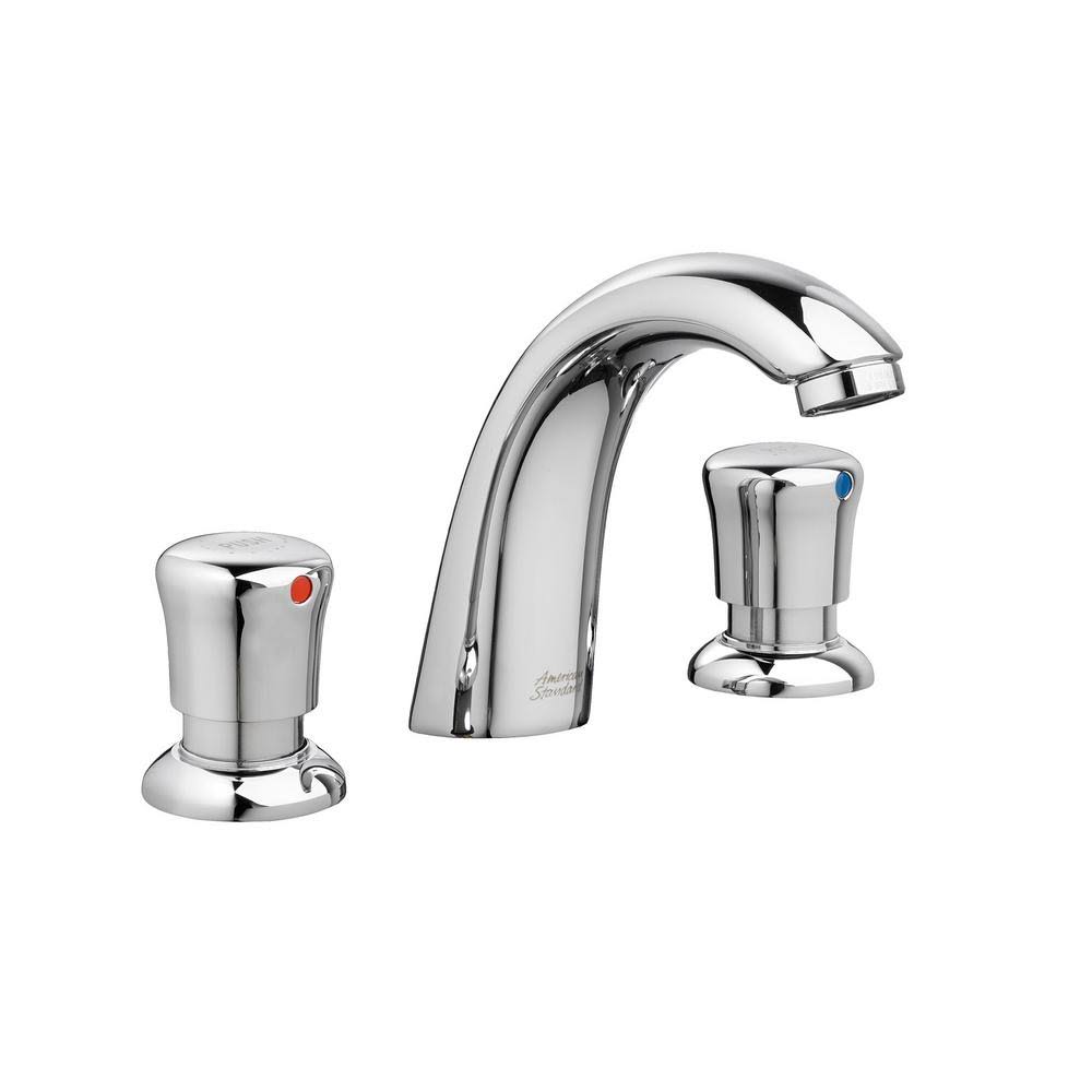 Polished Chrome Metering Widespread Faucet H6482