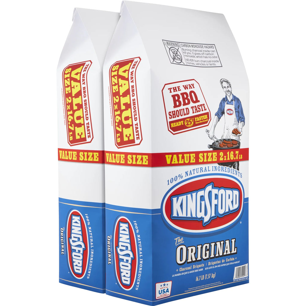 Two 16.7 lb Bags Charcoal Briquettes N88084