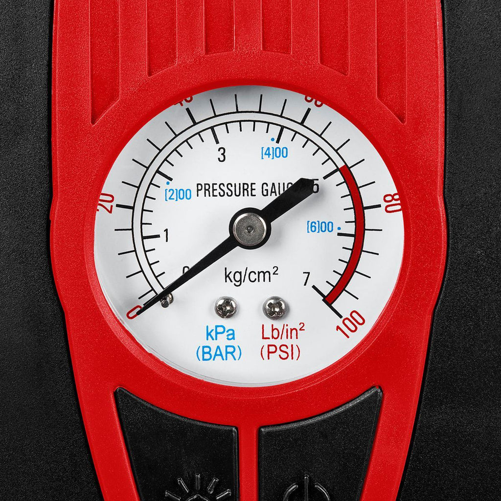 12V Portable Tire Inflator with LED Light A367