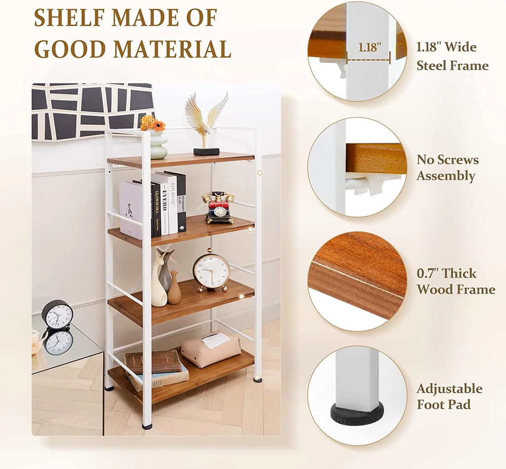 Black 2 Tier Real Wood Bookshelf F71627