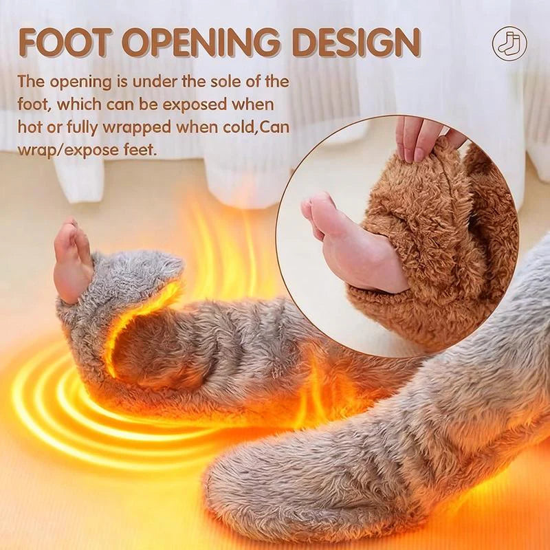 High Fuzzy Long Socks B270