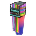 24 oz Color Changing Tumbler Lid & Straw Pack of 6 E3802