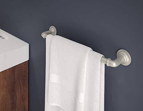 Satin Nickel Wall Mounted Towel Bar Y4033