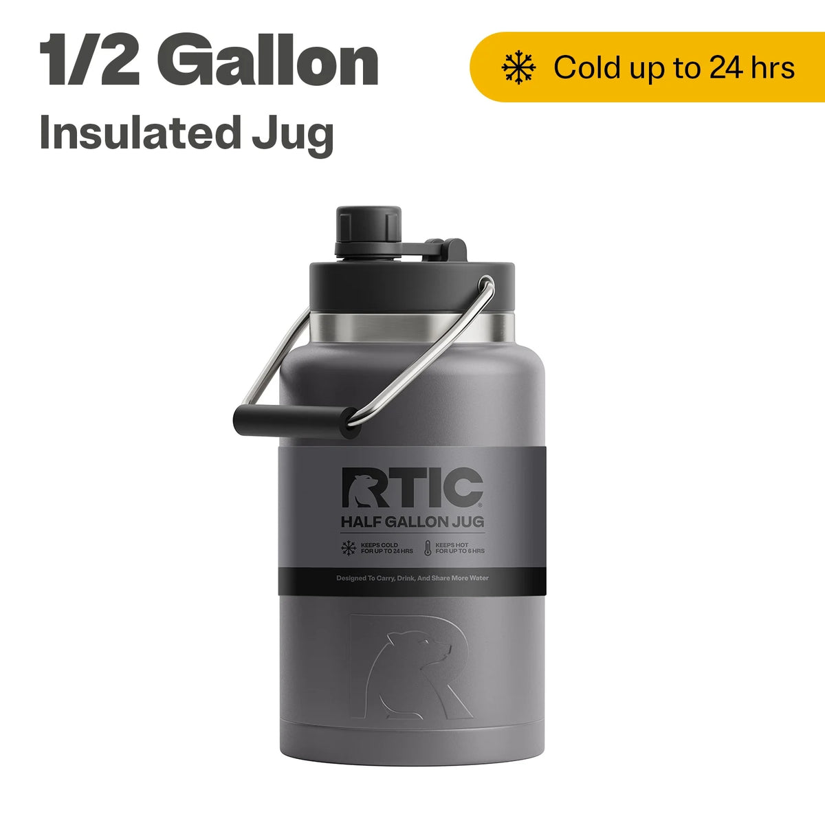 Half Gallon Stainless Steel Insulated Jug V421