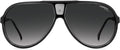 Polarized Grey Shaded Pilot Sunglasses 63 H115