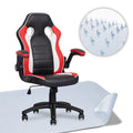 Red Leather High-Back Swivel Gaming Chair with PVC Mat V5927