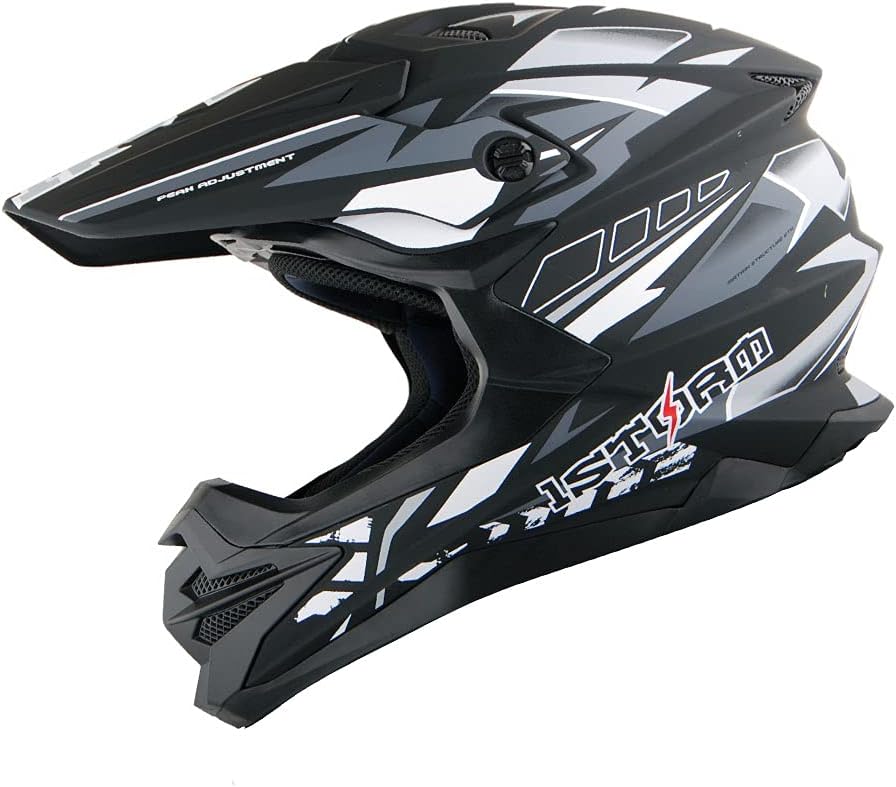 Motocross Adult Helmet Downhill Mountain Bike Helmet BMX MX ATV Dirt Bike Helmet Pack of 2 H67828