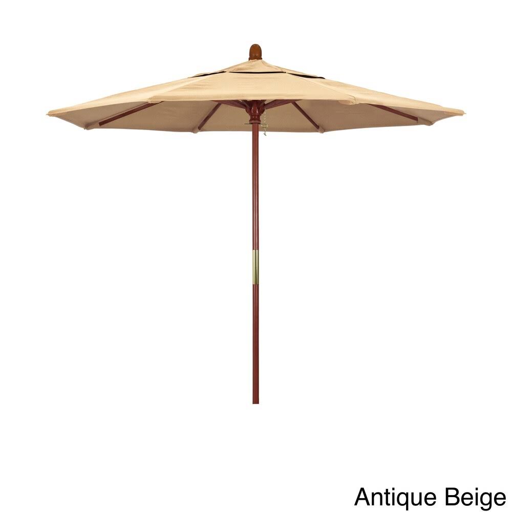 7.5ft Round Wood Umbrella Z489