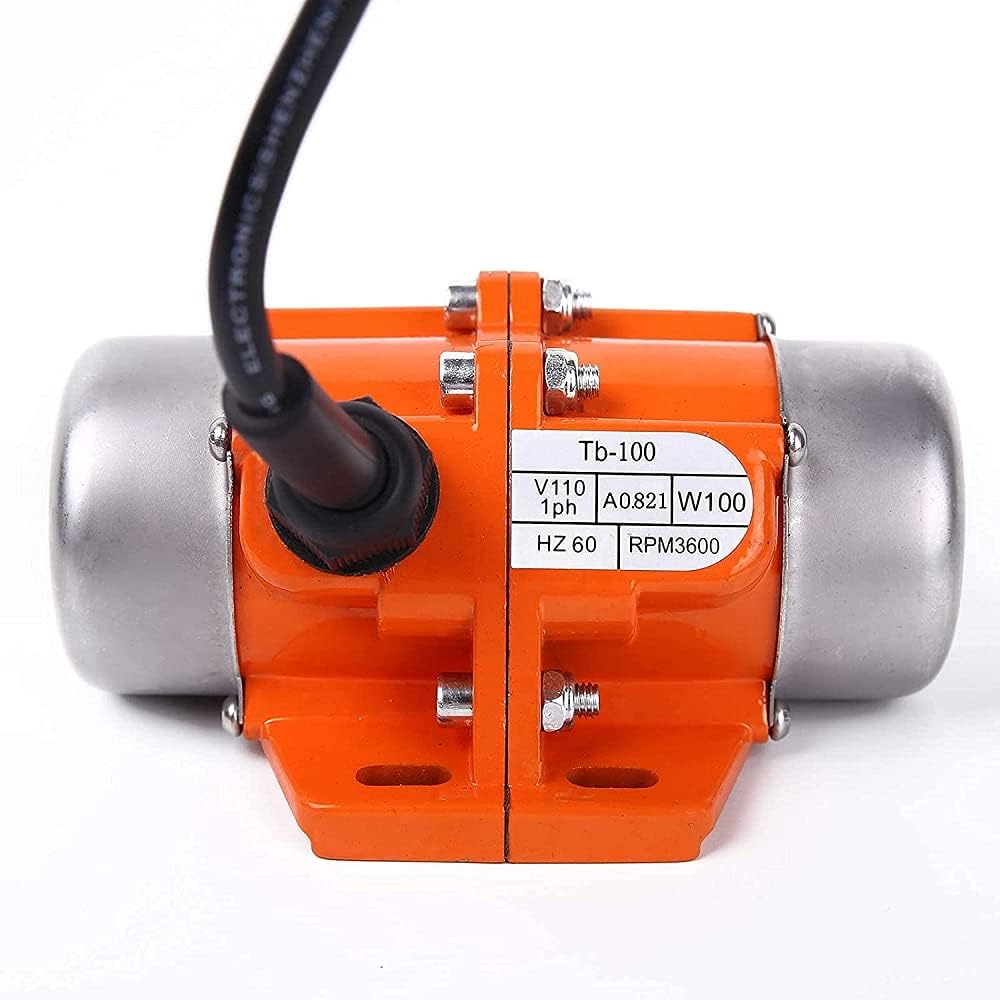 Concrete Vibrator AC 110V Motor 100W Single Phase Aluminum Alloy Case 3600rpm Asynchronous Vibration Motor 2M Cable IP65 Waterproof Y276384