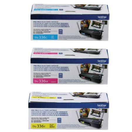 Cyan Magenta Yellow High Yield Toner Cartridge Set X6487