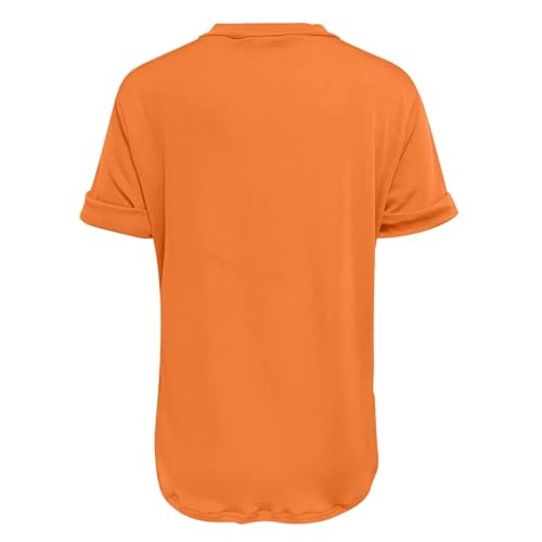 Deep V Neck Ribbed Knit T Shirts C910966
