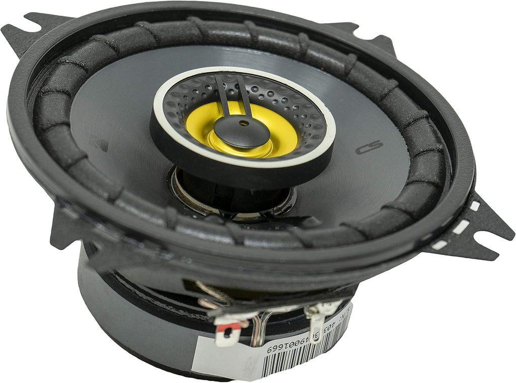 4 Inch Car Audio Speaker with Woofers, Yellow (2 Pack) K54196