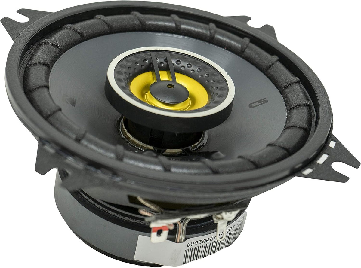 4 Inch Car Audio Speaker with Woofers, Yellow (2 Pack) K54196