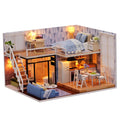 White Room Wooden DIY Dollhouse Furniture Kit J43266