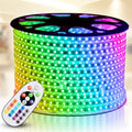 RGB LED Strip Light, Waterproof Multi Colors Dimmable SMD5050 LED Rope Light L659