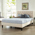 Queen Upholstered Platform Bed Frame J379880