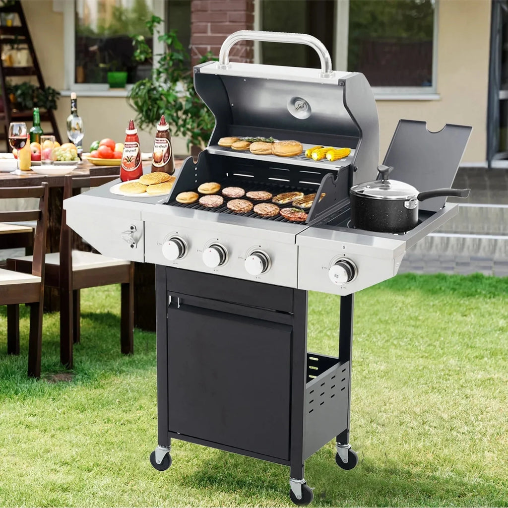 4-Burner Propane Gas Grill Stainless Steel U932