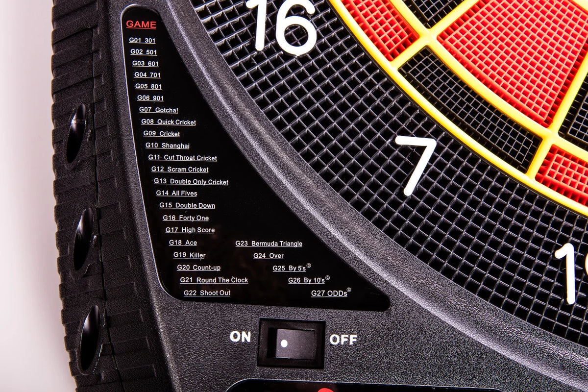 Electronic Dartboard with 27 Games and 123 Variations for 8 Players E8506