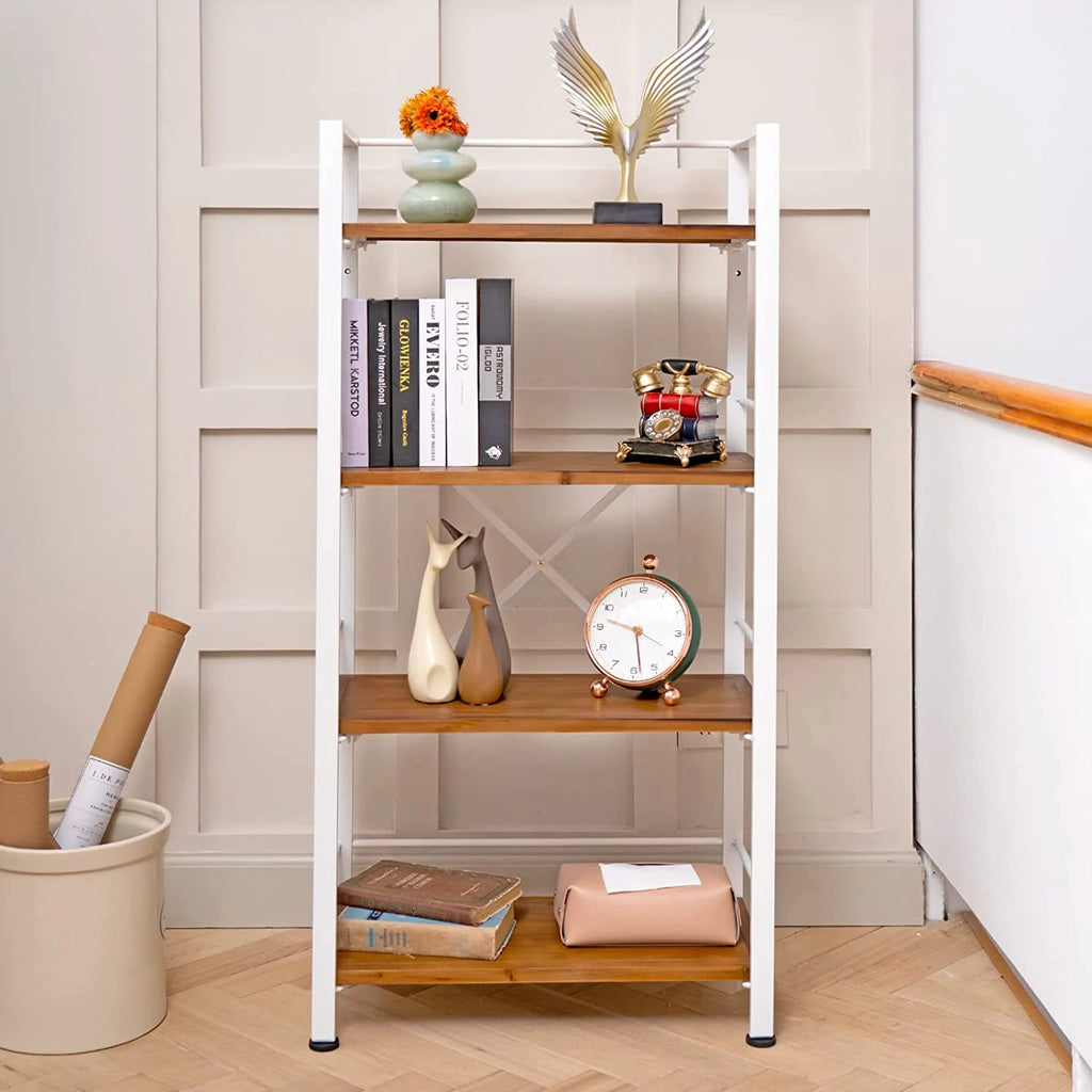 Black 2 Tier Real Wood Bookshelf F71627