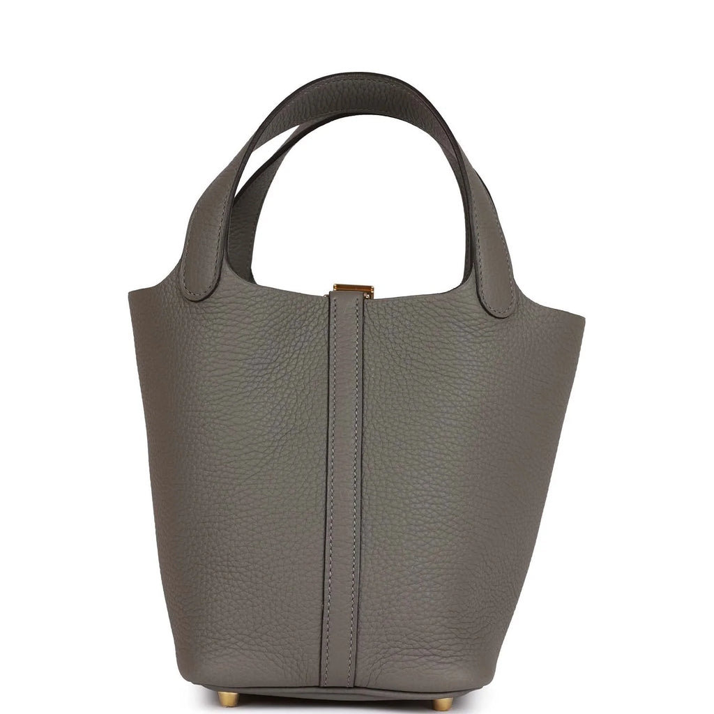 18 Clemence Leather Bucket Bag F85971