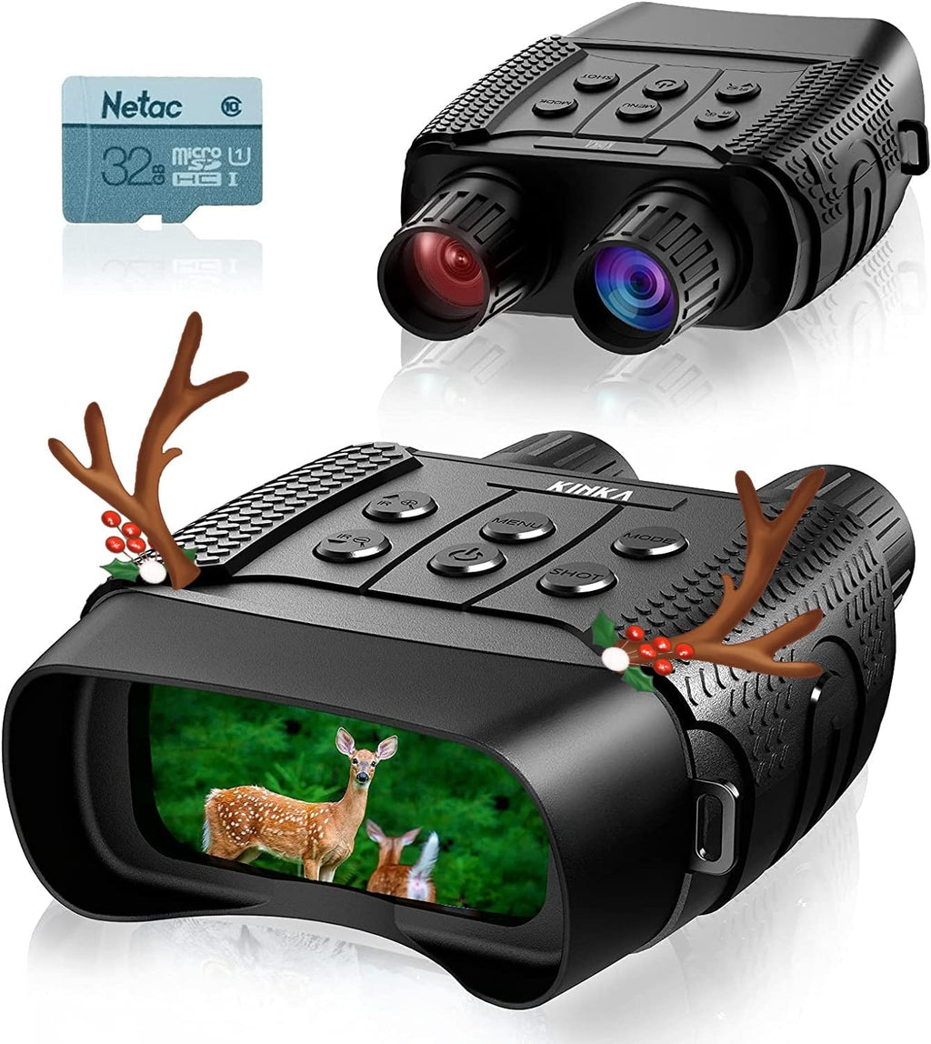 Night Vision Binoculars Goggles with 32GB Card I5926