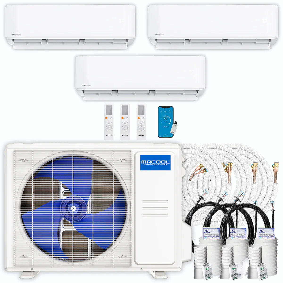 42,000 BTU 3 Zone Ductless Air Conditioner and Heat Pump C5142