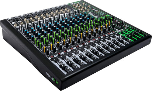 16-Channel Unpowered Mixer with TRS Cable, XLR Cable, Adapter and Microfiber Cloth R638509