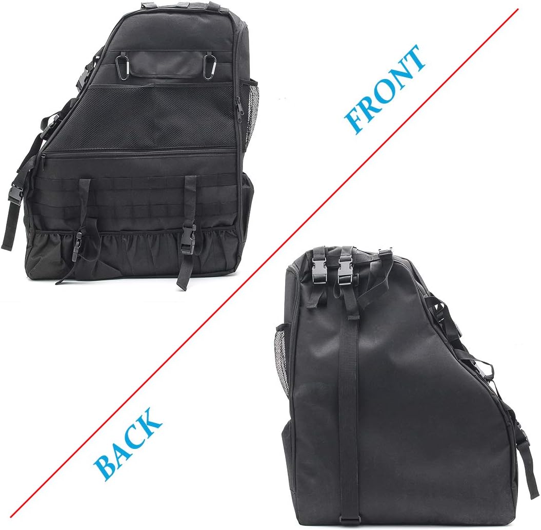Roll Bar Storage Bag Multi-Pockets Saddle Bag Organizer W73783