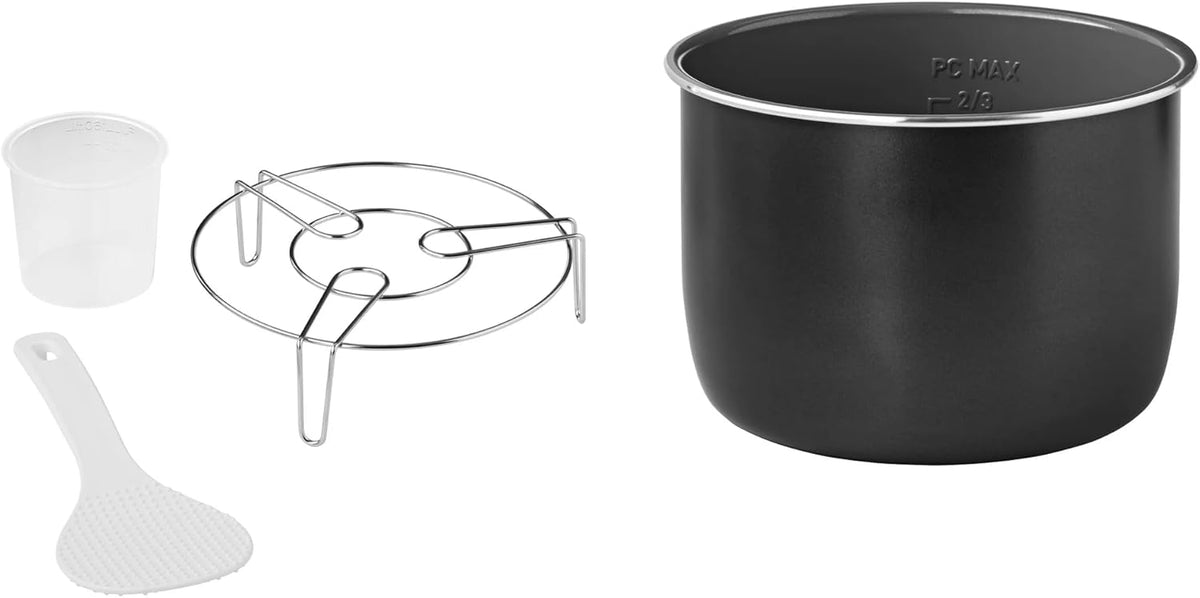 6 Qt Pressure Cooker with Touch Control Display S44283