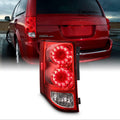 Chrome Red Clear Tail Brake Lights with Turn Signal I43941