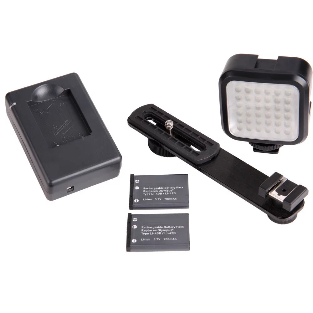 32GB Digital Camera with Extra Battery and LED Kit A43199