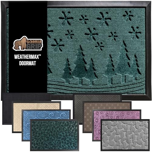 Gray Diamond 17x29 Natural Rubber Doormat D845209