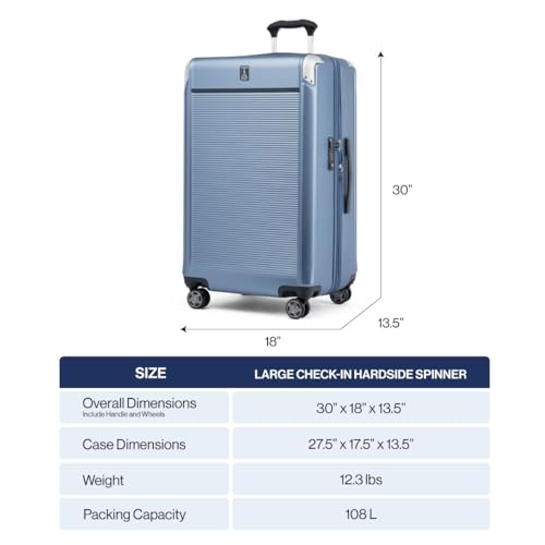 Compact Carry on 20-Inch Hard Shell Polycarbonate Suitcase P4901