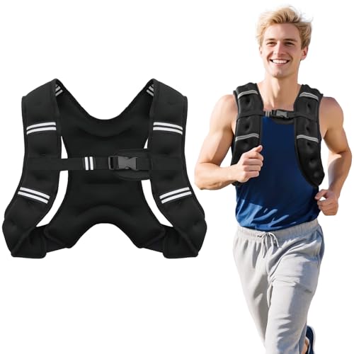 Weighted Vest with Reflective Stripe, Size Adjustable J25759