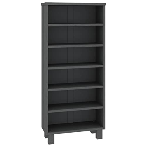 Light Gray Solid Wood Pine Media Cabinet H544863
