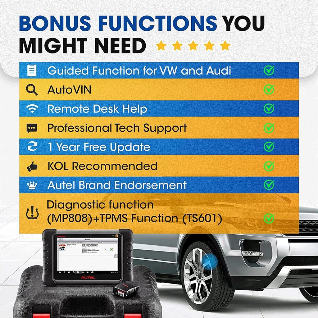 Autel MaxiPRO MP808TS Scanner with TPMS Service O150108