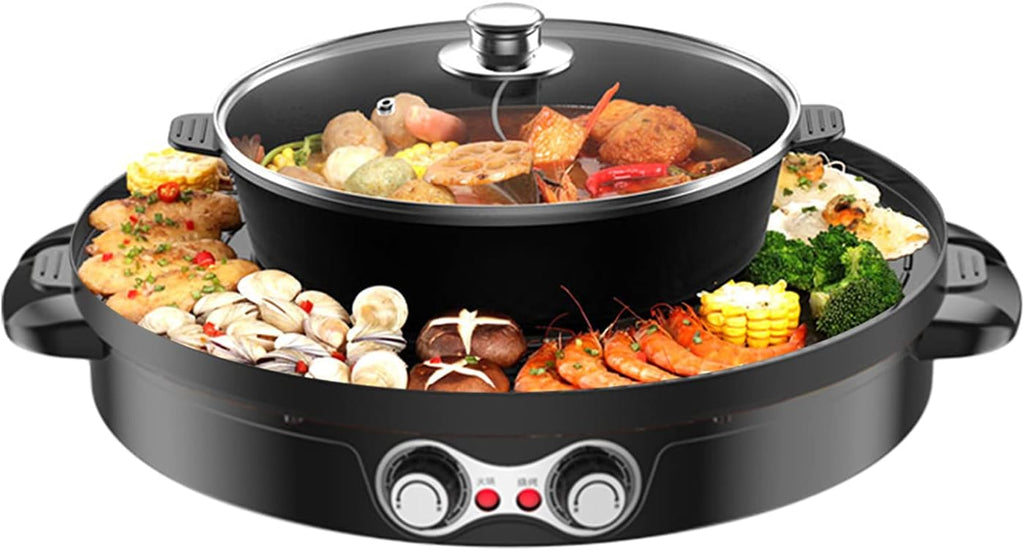 2 in 1 Electric Hot Pot Grill K567