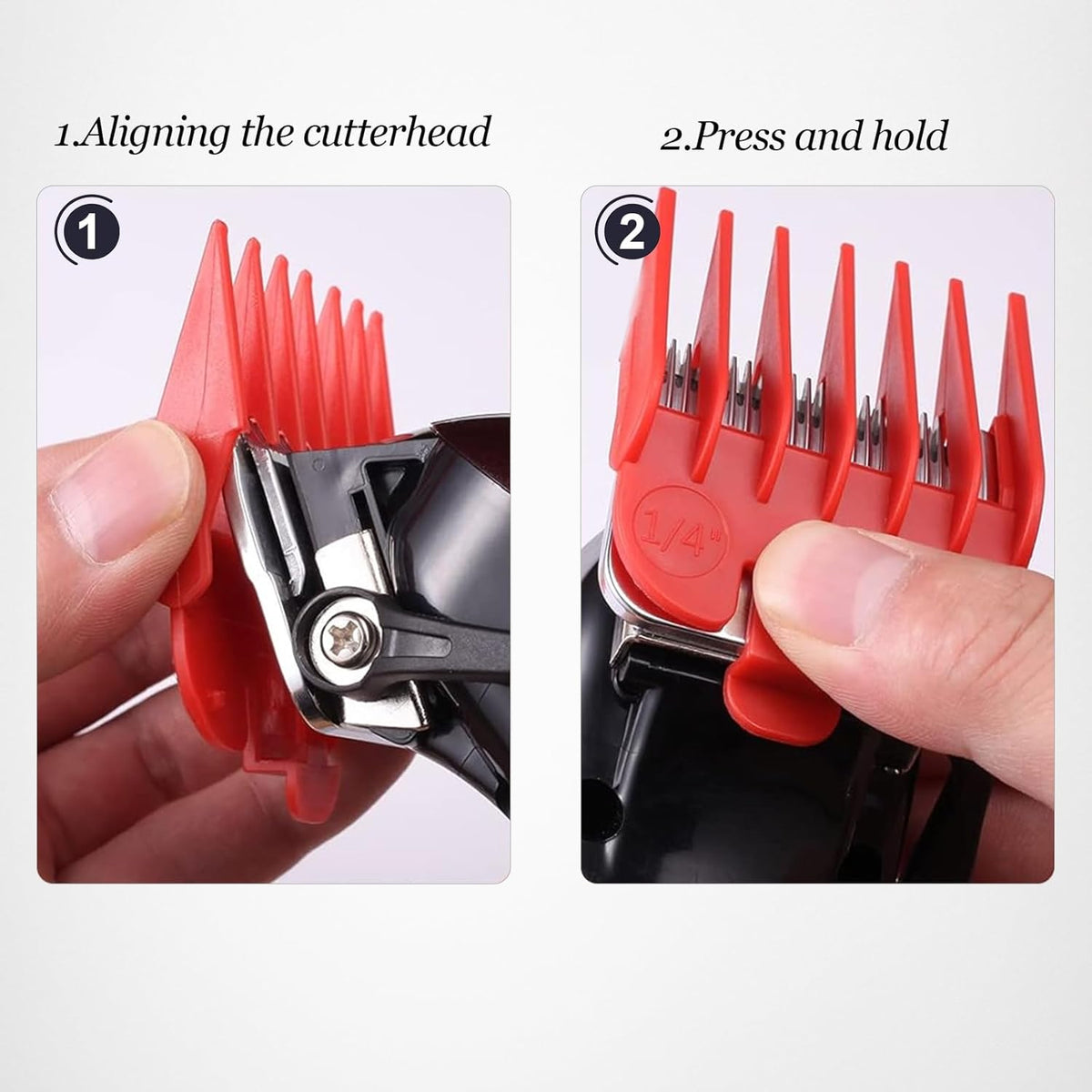 Hair Clipper Guards for Wahl Clippers from 1/8" to 1" J289457