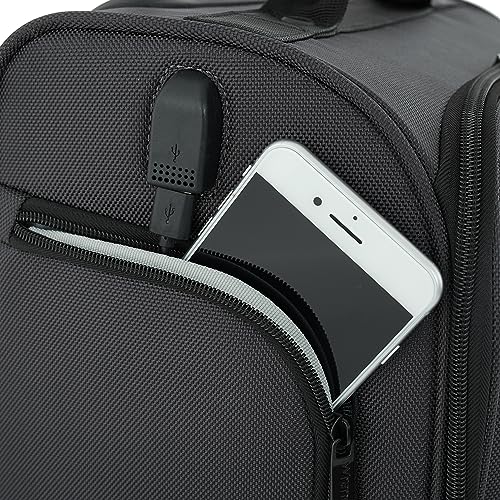 Black 15" Carry-On Luggage D714983