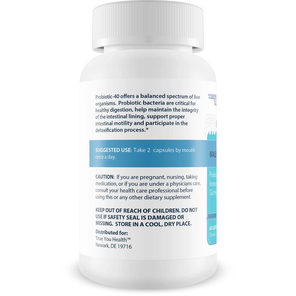Male Probiotic Support with 40 Billion CFU C410556