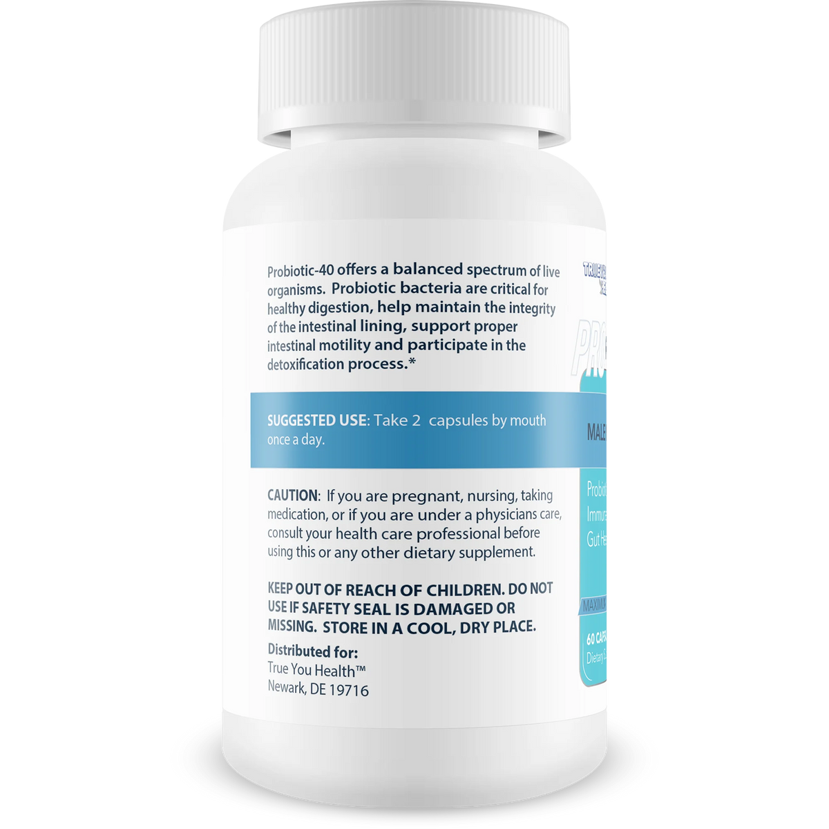 Male Probiotic Support with 40 Billion CFU C410556