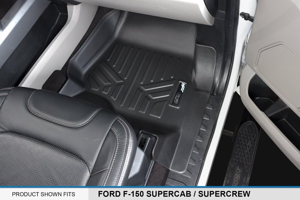 Custom Fit Floor Mats 2 Row Liner Set Black R54536